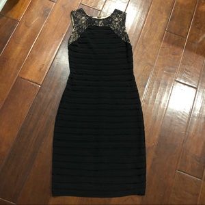 Elegant Black Lace Bodycon Dress